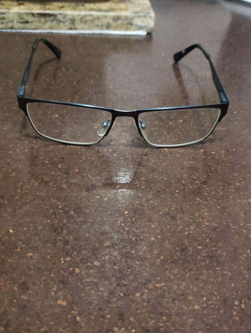 Gant G John SGUN Rectangular Stainless Steel Eyeglass Frames 54-15-145